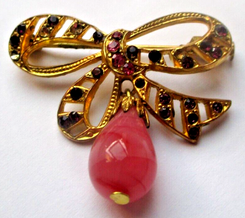 Broche dorée Végétalia verte, élégance végétale