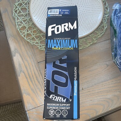 FORM Maximum Support Moldable Insole Insert Orthotic E Men 7 Women 8.5