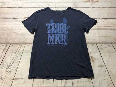 DISNEY PARKS  LILO & STITCH  ''TRBL MKR'' SZ MEDIUM BLUE T-SHIRT WORLD LAND