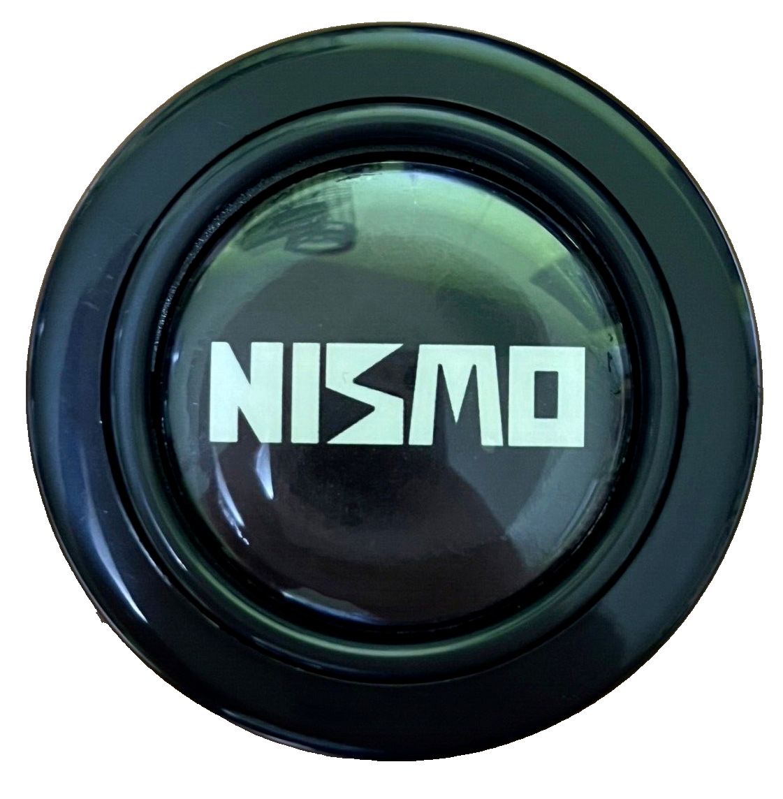 NISMO Old Logo Black x White JDM Horn Button for SPARCO OMP NARDI