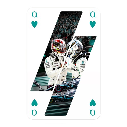 Number 1 Playing Cards Card Game Formula 1 Mercedes AMG Petronas Motorsport - Picture 4 of 4