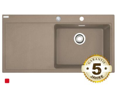 Franke Mythos MTG 611 Cashmere - 10854 Granitspüle Exzenterbetätigung