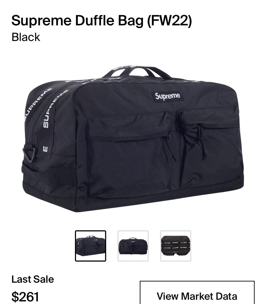 Supreme, Bags, Supreme Fw8 Duffle Bag Purple