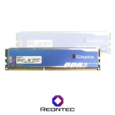 4GB PC RAM Kingston HyperX blu. PC3 - 10600 DDR3 KHX1333C9D3B1K2/8G