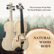 4/4 Full Size beginner Violin Set Including Carrying Case new Acoustic Violin