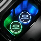2X Led Light Car Cup Bottle Holder Mat Coaster Pad Atmosphere Lights Decor