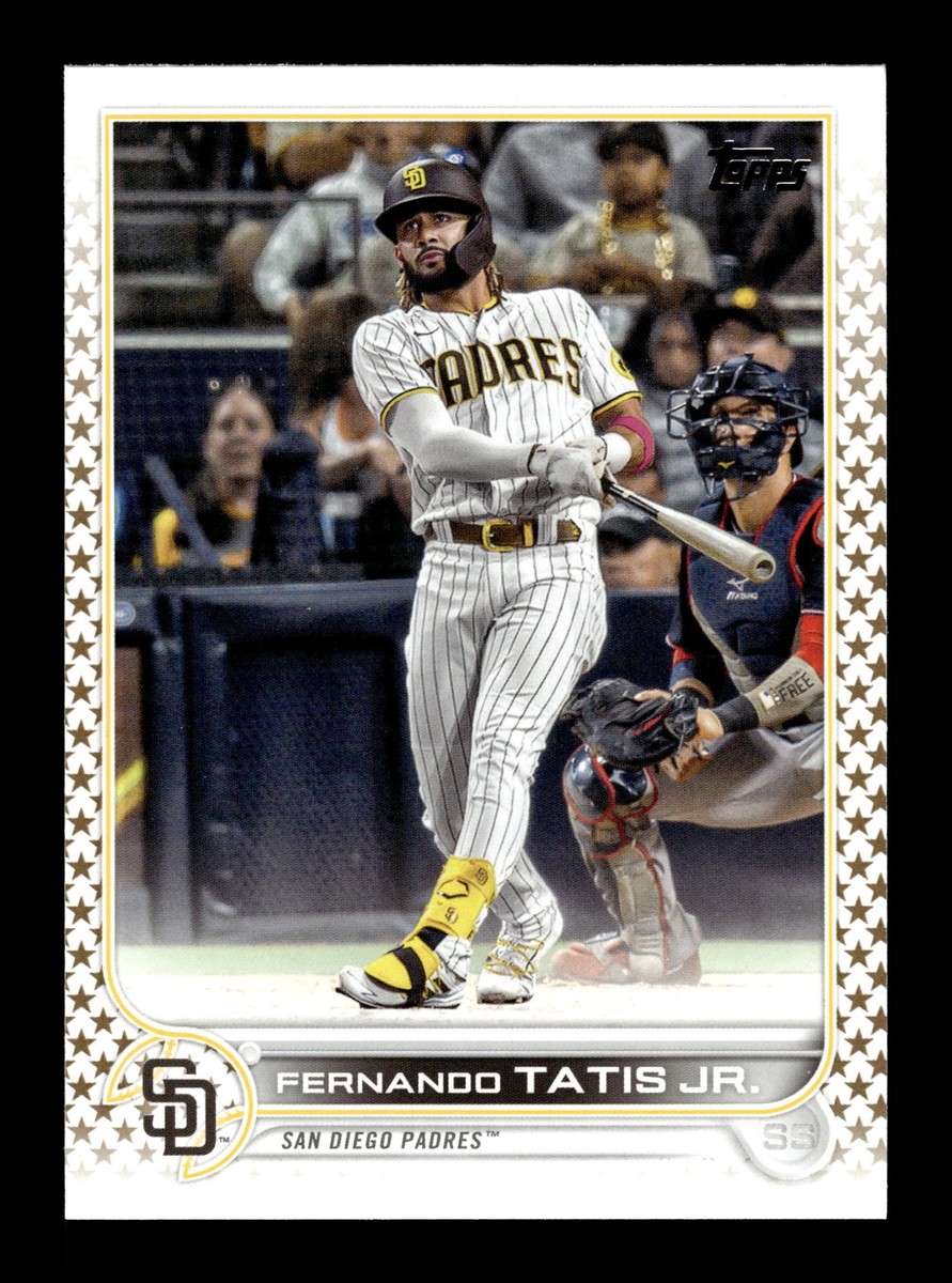稀少TATIS JR. 2022 Topps Baseball #100 Fernando Tatis Jr Gold Star SP