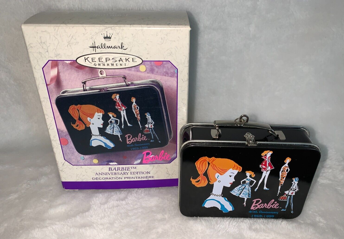 1999 Hallmark BARBIE 40th Anniversary Edition Tin Lunchbox