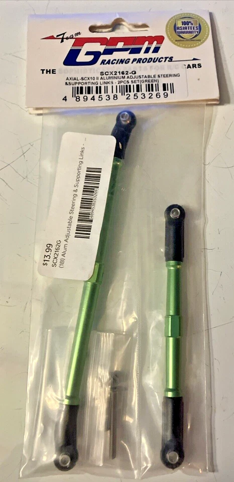 GPM Scx2162g Aluminium Adjustable Steering & Supporting Links SCX10 II - Image 2 of 4