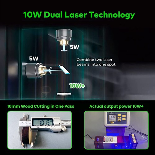 12V 80W Laser Engraver Module Head 450nm W/Air Assist For CNC Engraving ...