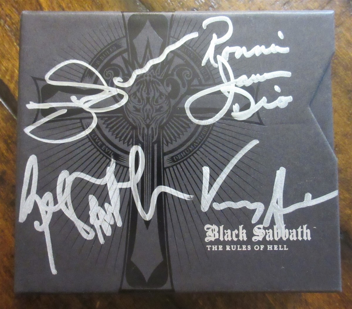 Black Sabbath Ronnie James Dio Band Signed by 4 CD Box Set