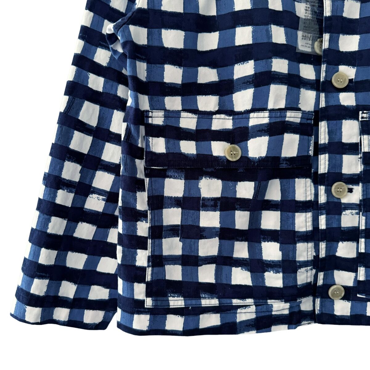 Marni x Uniqlo Jacket Size S Oversized Check Utility Marni x Uniqlo Jacket Size S Oversized Check Utility