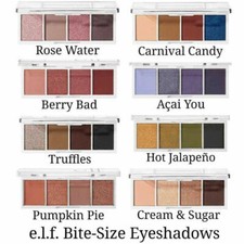 ELF Makeup BITE SIZE Pigmented QUAD 4 Colour EYESHADOW Mini Palette Travel Size