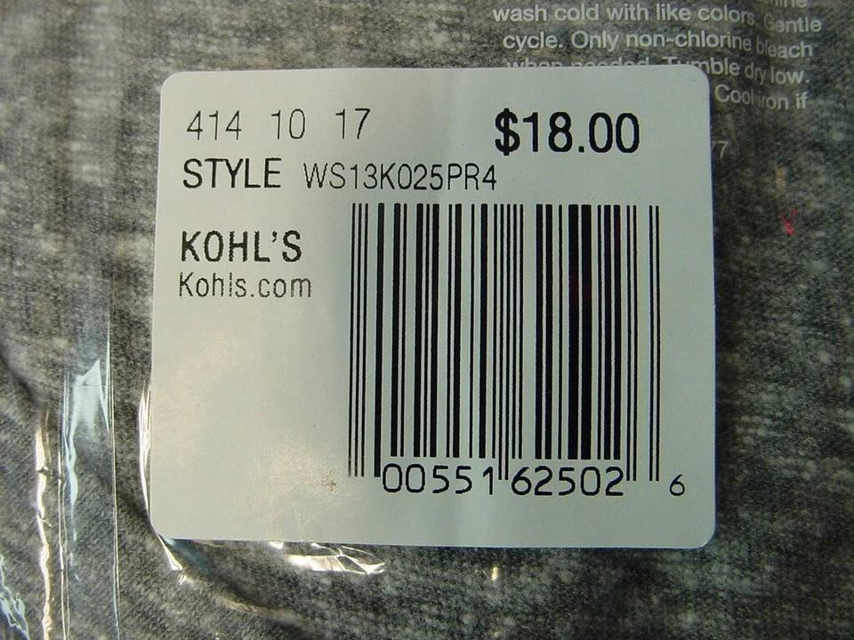 Nova com etiquetas - camiseta Kohl's Sonoma gola V manga longa diária - feminina tamanho 5X - Imagem 3 de 4