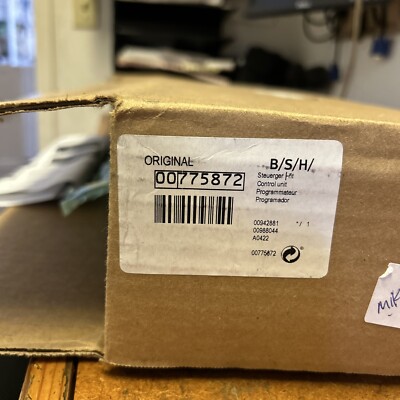 Bosch Central control unit brand new inside the box part number 0077872 SILVER