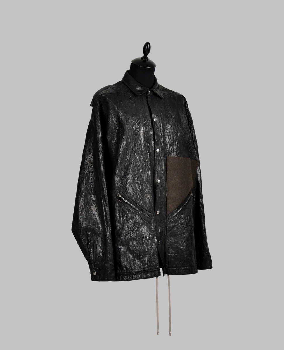 RICK OWENS Porterville Runway Tour $3040 Black Megacrust