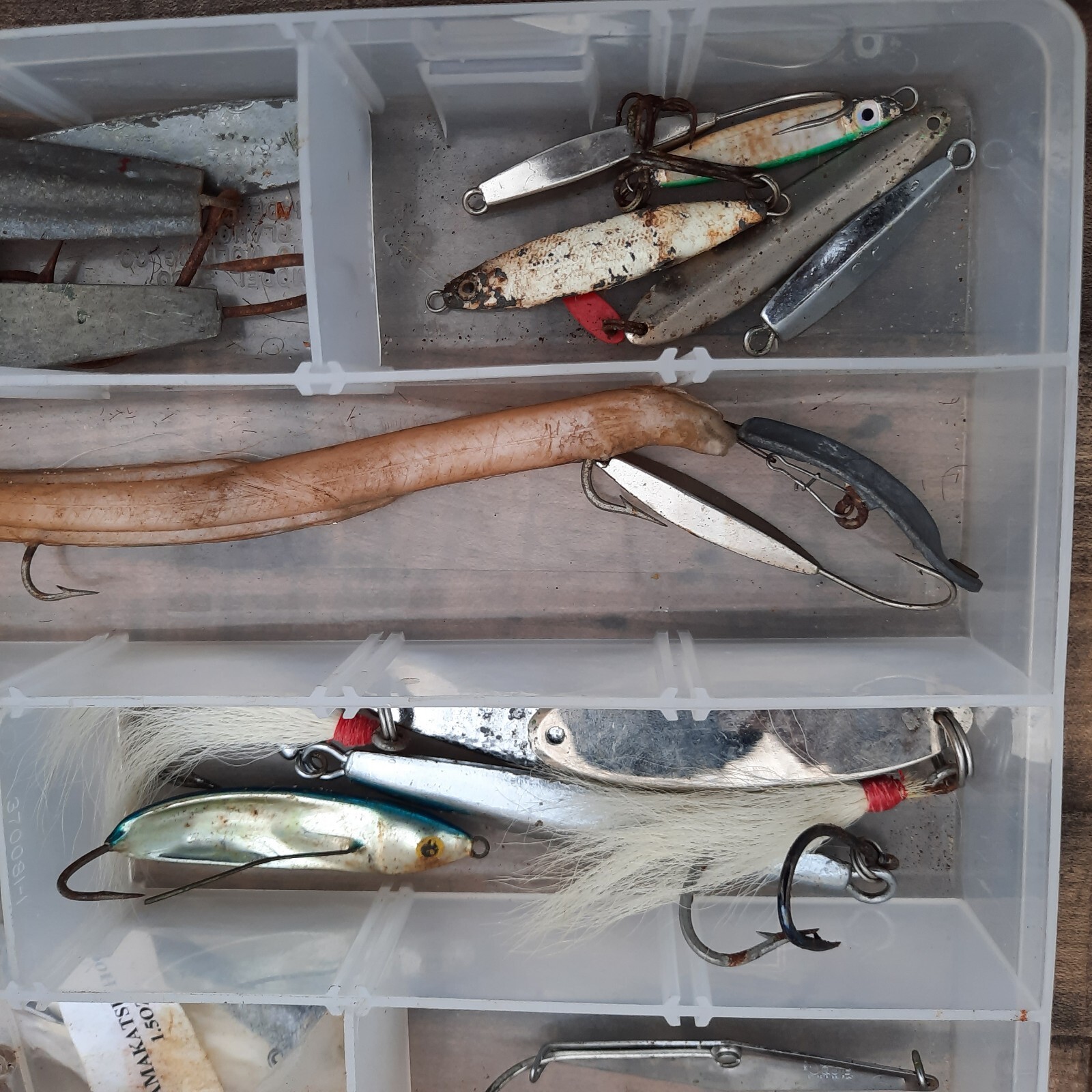 Saltwater Lures,Big Jig Lot In Plano Case,Striper Lures,Diamond Jigs - Image 4