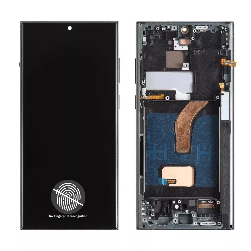 Para Samsung Galaxy S22 Ultra 5G Pantalla Alta Calidad Repuesto S908 Táctil Digiti Foto 3 de 4