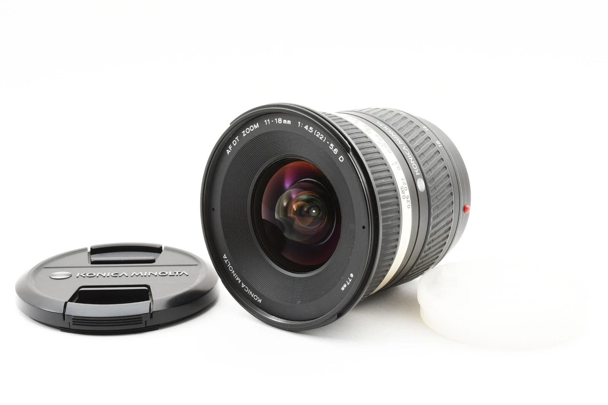 超広角ズーム】 MINOLTA DT 11-18 4.5-5.6 D 超広角ズーム】 MINOLTA