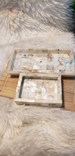 Capiz Mother of Pearl Towel Or Vanity  Soap Dish.  Beautiful. EC.
