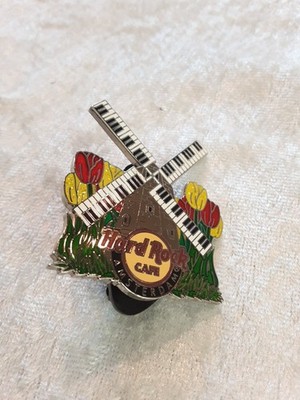 Hard Rock Cafe Tulip Windmill Pin Amsterdam