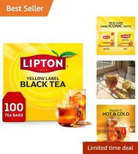 Smooth Orange Pekoe Black Tea Bags - 100 Count for Hot  Iced Enjoyment