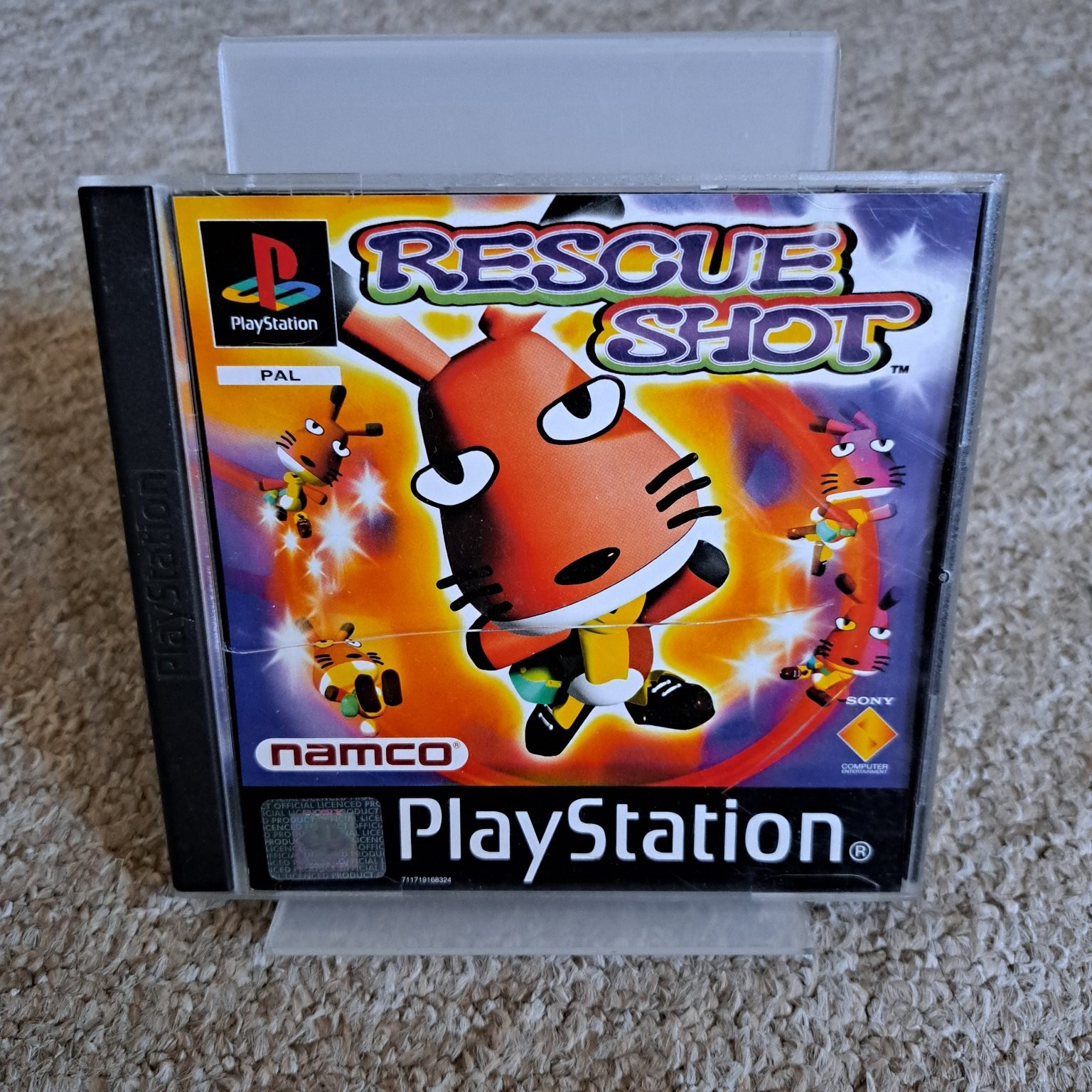 Rescue Shot PlayStation 1 PS1 PAL Light Gun Shooter Videojuego G-Con45