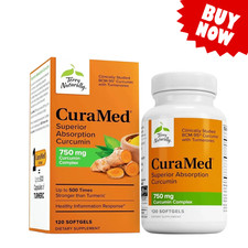 1PCs Terry Naturally CuraMed Curcumin Softgel...