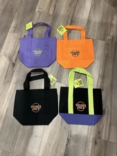 NEW TRADER JOE'S HALLOWEEN MINI CANVAS TOTE BAG - SET Of 4 -  FREE SHIPPING
