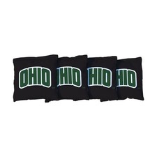 Ohio University Cornhole Bags Officially Licensed Black Duck Cloth 16oz