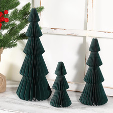 Christmas Decorations- 3PCS Honeycomb Christmas Tree DIY Table Centerpiece Set f