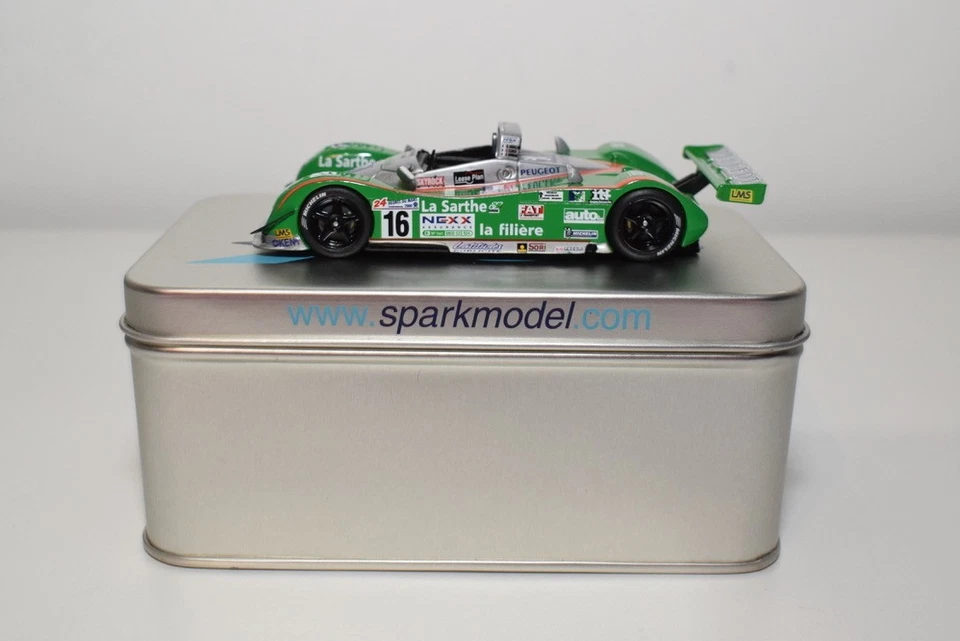 B86 1:43 SPARK SCCG01 PEUGEOT COURAGE C52 LE MANS 2000 #16 MIB - Photo 2/4