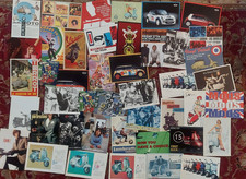 40+ Postcards Flyers Scooter Mod Skinhead England Clubs Rallys Merc Carnaby