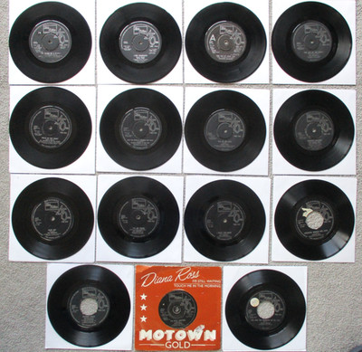 15 x TAMLA MOTOWN Record Collection Job Lot Bundle  7'' records  Excellent