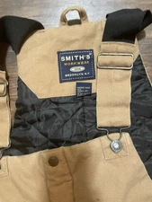 Smiths Workwear Carhartt Style bib Overall Size L.  Slight Wear As Shown Warm!