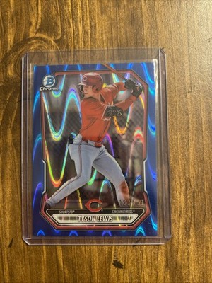 2026 Bowman Baseball- Blue Ray Wave Refractor /150 - Tyson Lewis Cincinnati Reds