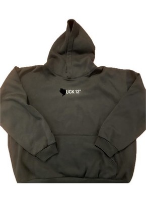 FTP Fvck 12 Black Crew NeckLong Sleeve Pullover Hoodie ''Fvck 12'' Graphic 1 Of 1