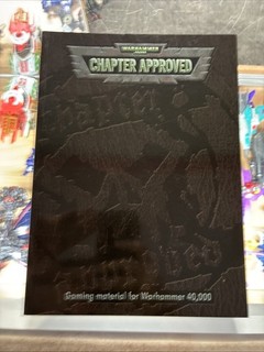 Warhammer 40K Chapter Approved Games Workshop Book 2001 Vintage OOP Rulebook