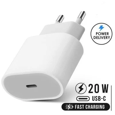 Charger Iphone Usb-C FastRapide Pour Iphone 17 16 15 14 13 12 11 20 W Adaptateur - Photo 1/4