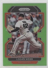 2022 Panini Prizm Tier II Lime Green Prizm 26/125 Logan Webb #112 n0c