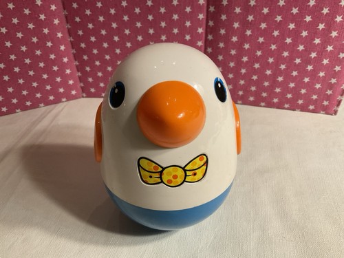 VTG. PLAYSKOOL ROLY POLY WEEBLE WOBBLE CHIME PENGUIN, GREAT CHIME, KOREA