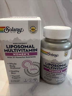 Solaray Liposomal Multivitamin for Women, Women's 60 Count - Exp 5/2026