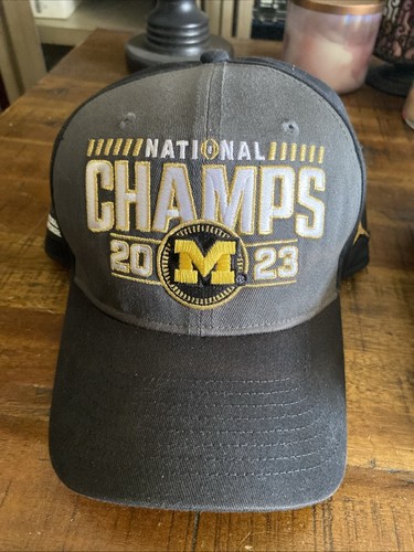 Nike Jordan University Of Michigan National Champions 2023 Locker Room Snap Cap