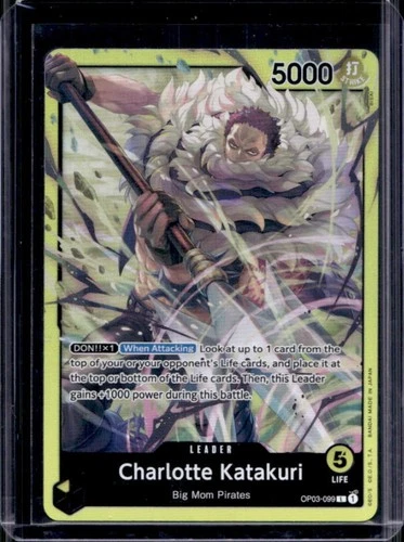 2023 One Piece Pillars of Strength Charlotte Katakuri Leader #OP03-099