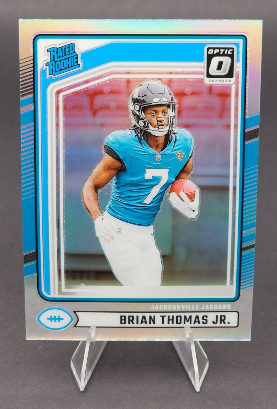 2024 Panini Donruss - Rated Rookie Brian Thomas Jr. #313 Optic Preview Holo...