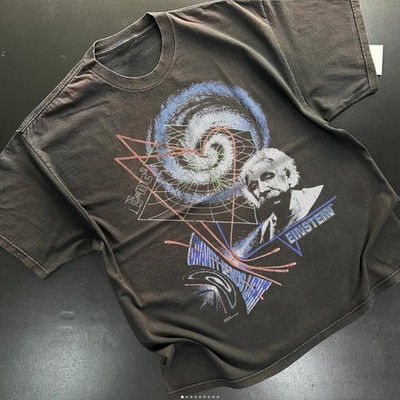 Gravity Bends Light Einstein Aged T-Shirt Black M