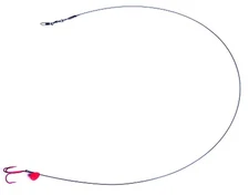 HT Enterprises Tip-Up Walleye Rig Treble Hook Leader 12" Size 8