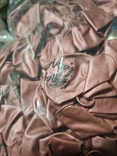 12" Metallic Chrome Printed Happy Birthday ROSE Color Latex Balloons- 25 count