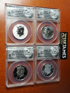 Kennedy 50th Anniversary 4 Coin Set | eBay