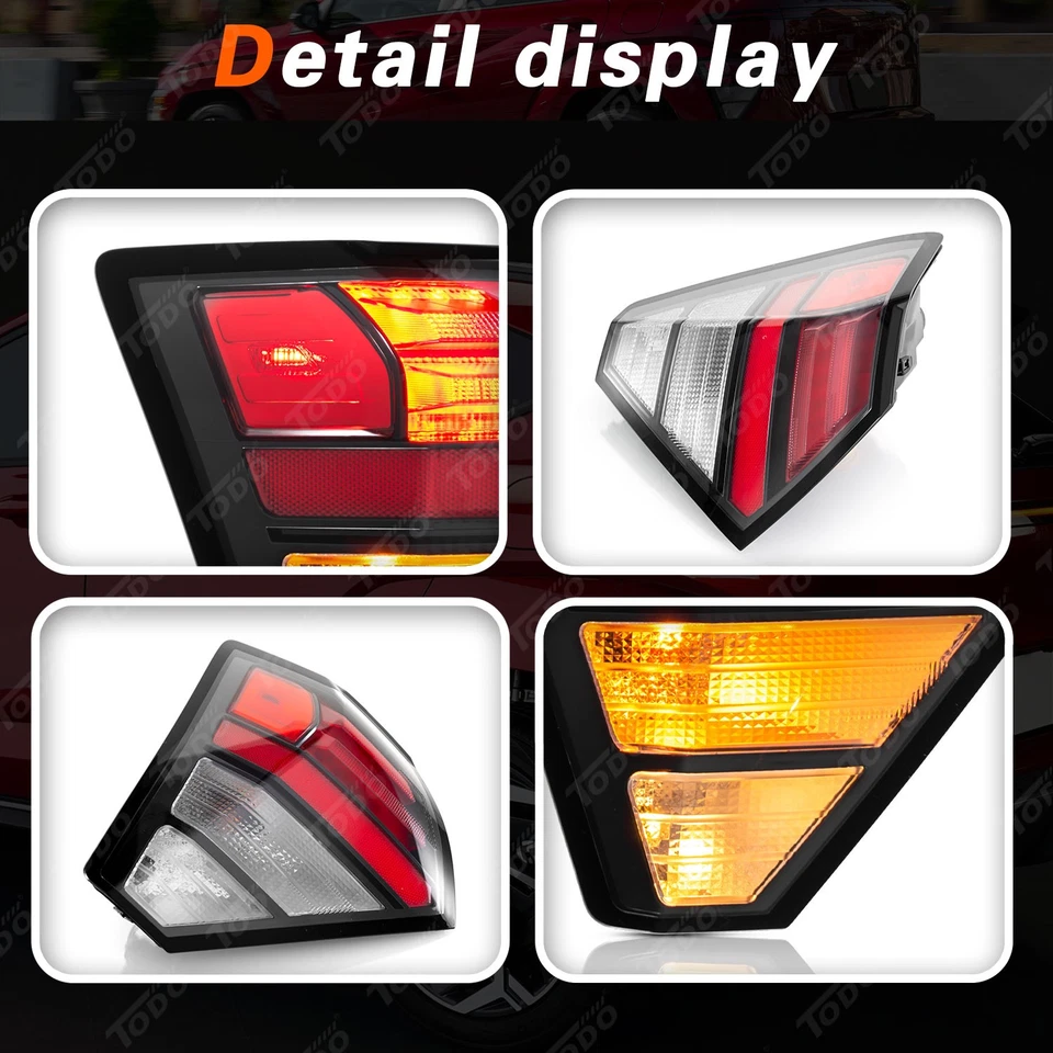 Fits 24-25 Hyundai Kona LED Tail Light W/Halogen Turn Signal 92405-BE020 Driver - Image 3 of 4